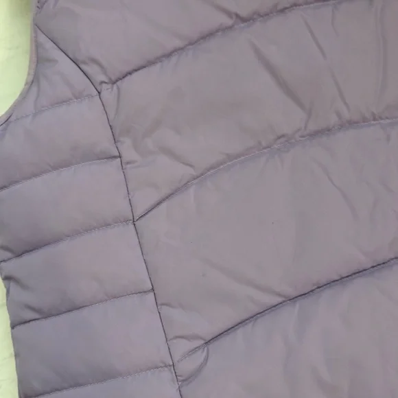 L.L. Bean Purple Goose Down Reversible Puffer Vest Gorpcore Travel Hiking - Picture 7 of 7